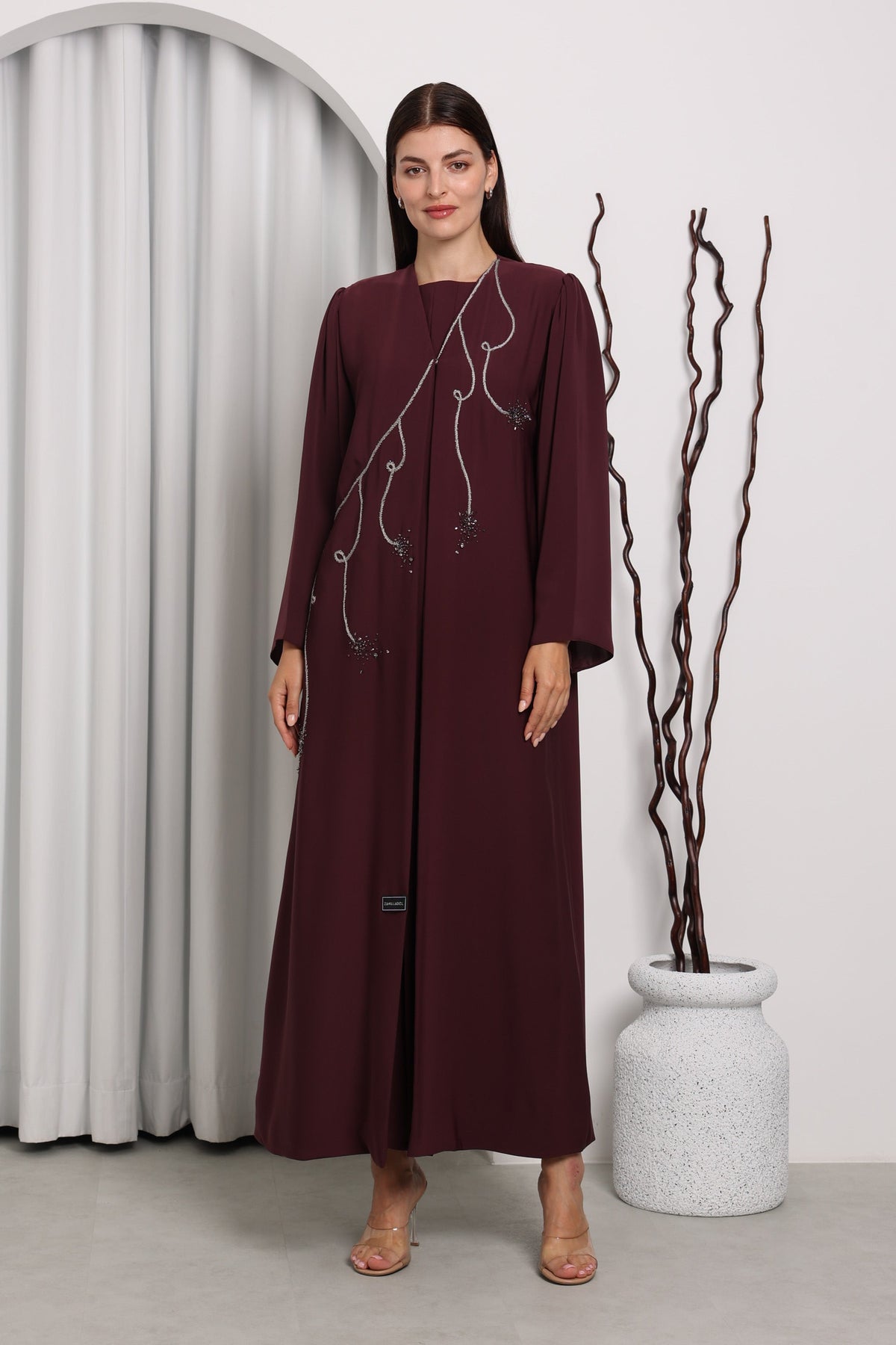 LUZIA ABAYA- Mauve Pink