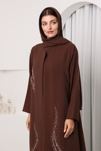 EMILIA ABAYA- Coffee Brown