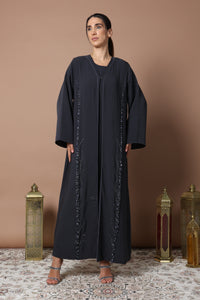 STEEL SAPPHIRE ABAYA