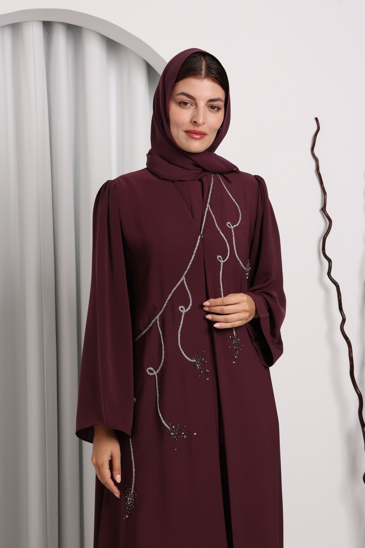 LUZIA ABAYA- Mauve Pink