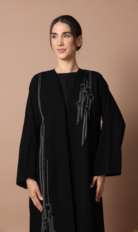 BLACK SPINEL ABAYA