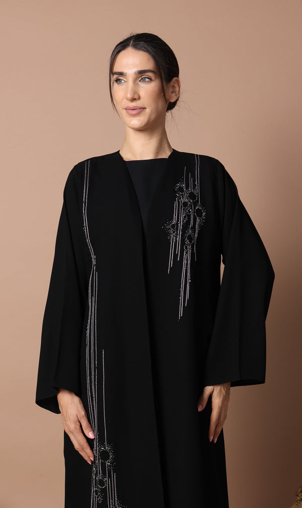 BLACK SPINEL ABAYA