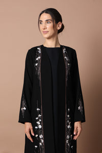 ONYX BLOSSSOM ABAYA