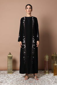 ONYX BLOSSSOM ABAYA