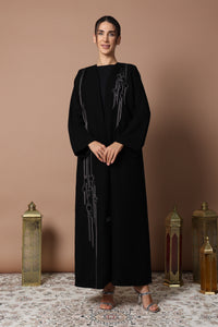 BLACK SPINEL ABAYA