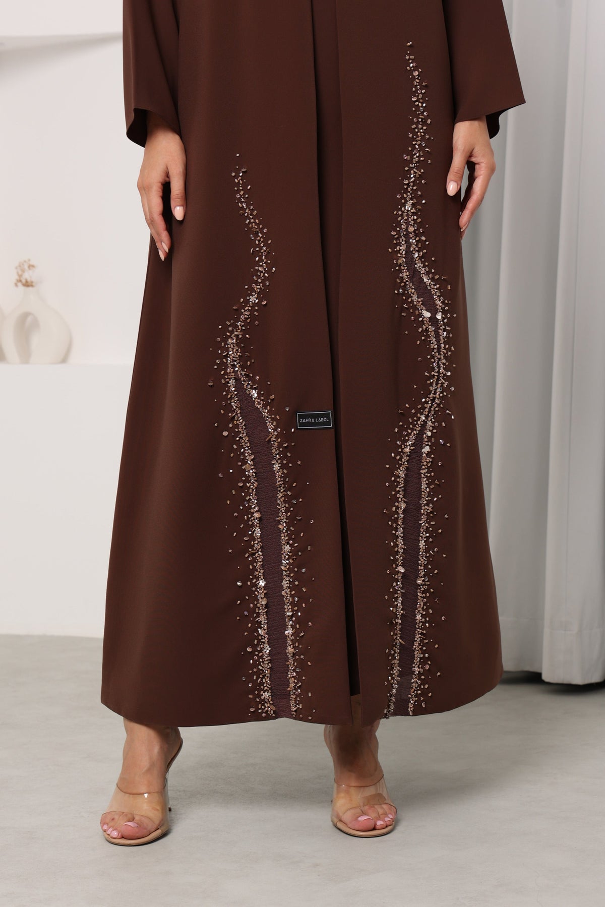 EMILIA ABAYA- Coffee Brown